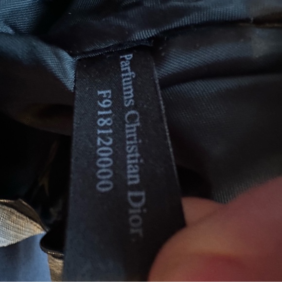 NWOT Vintage Tweed Dior Parfums Beaute Large cosmetic case - Picture 10 of 10